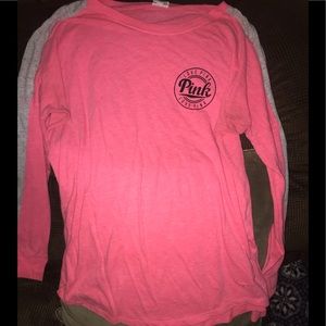 Long Sleeve PINK Tee Shirt